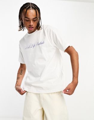 Carhartt WIP work life ballads t-shirt in white - ASOS Price Checker