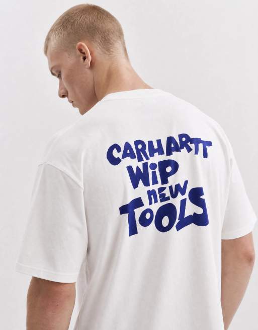 Carhartt WIP t-shirt à logo découpé en blanc, 8 de 10