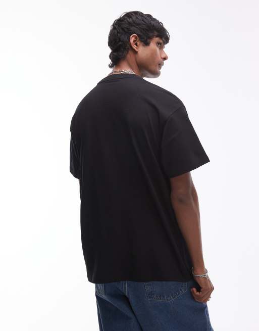 Carhartt WIP - T-shirt à manches courtes avec poche style fragments - Noir, 4 de 4