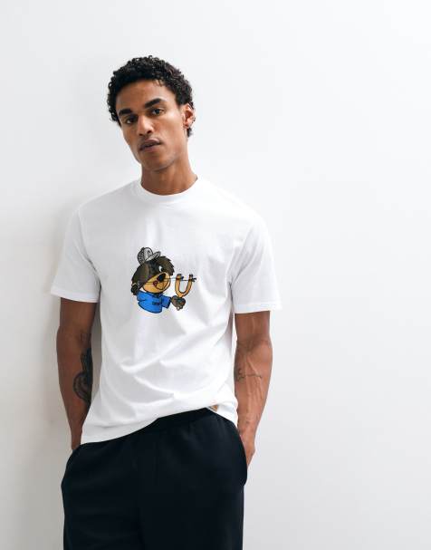 Carhartt WIP T-shirt à motif graphique sur le devant blanc - view 1