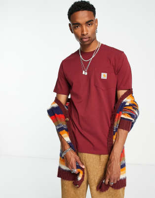 T-shirt  poche - Bordeaux - Carhartt Wip - Modalova