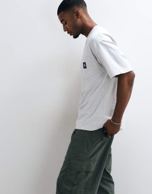 Carhartt WIP t-shirt ample OG à poche en gris chiné, 4 de 10