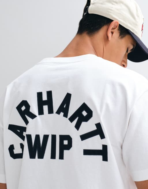 Carhartt WIP t-shirt Arch Script blanc, 3 de 5