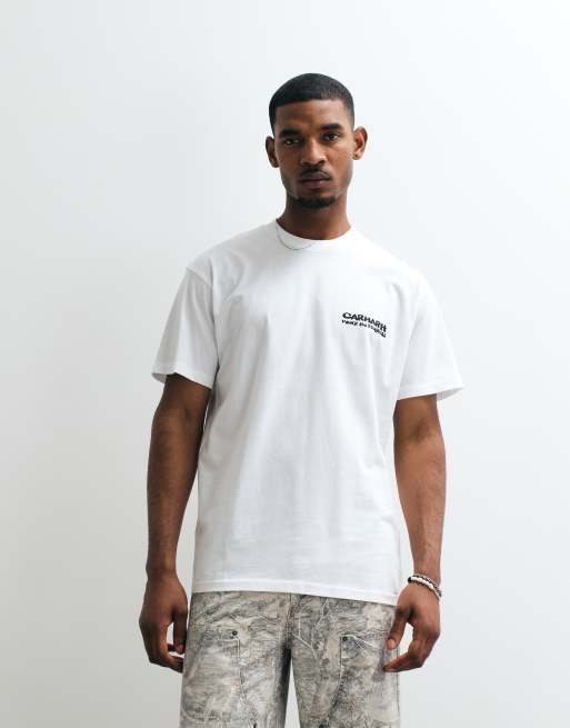 Carhartt WIP - T-shirt avec imprimé cubiste au dos - Blanc, 4 de 5