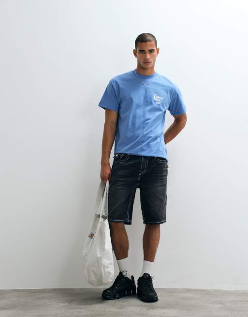 Carhartt WIP - T-shirt avec imprimé vagues au dos - Bleu, 3 de 5