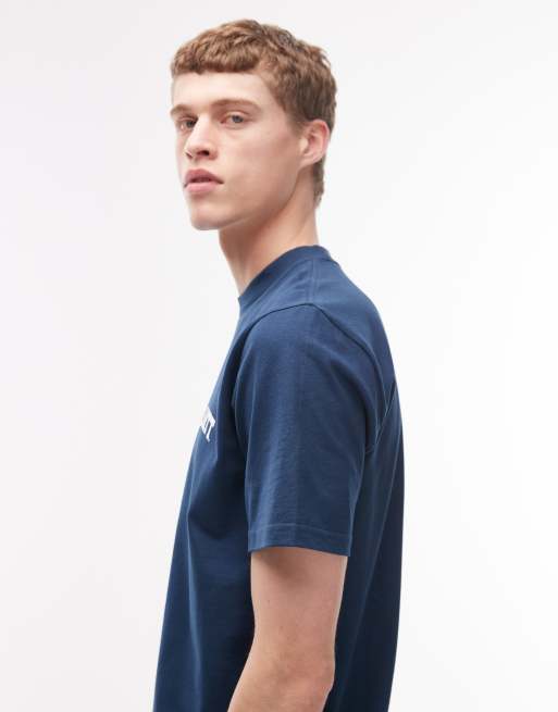 Carhartt WIP - T-shirt avec inscription style universitaire - Bleu, 4 de 5