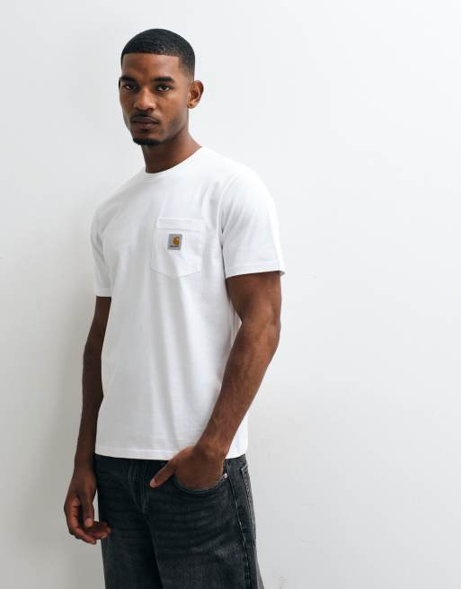 Carhartt WIP - T-shirt avec poche - Blanc, 3 de 5