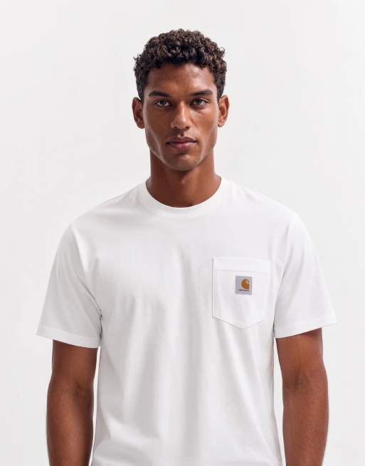 Carhartt WIP - T-shirt avec poche - Blanc, 7 de 10
