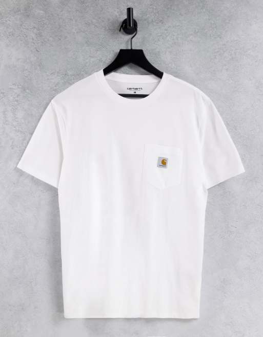 Carhartt WIP - T-shirt avec poche - Blanc