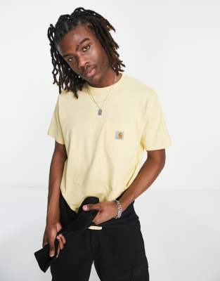 Carhartt WIP - T-shirt avec poche - Jaune