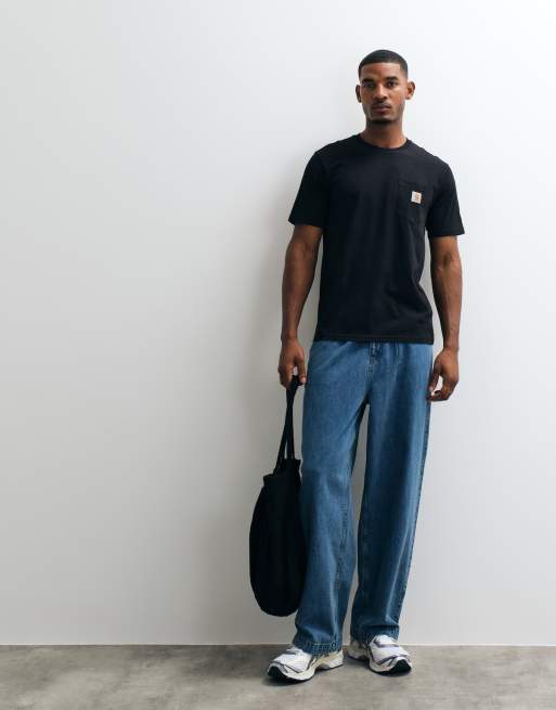 Carhartt WIP - T-shirt avec poche - Noir, 2 de 5