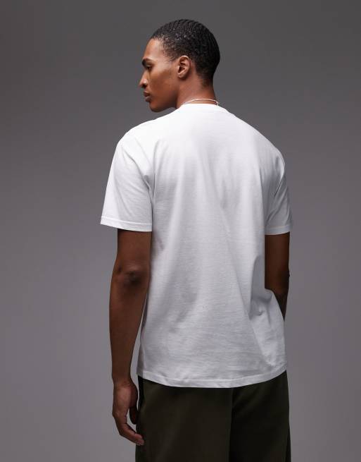 Carhartt WIP - T-Shirt bianca con logo cromato solare, 3 di 5