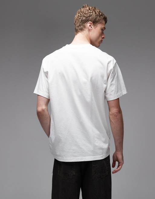 Carhartt WIP - T-shirt bianca con monogramma, 4 di 5