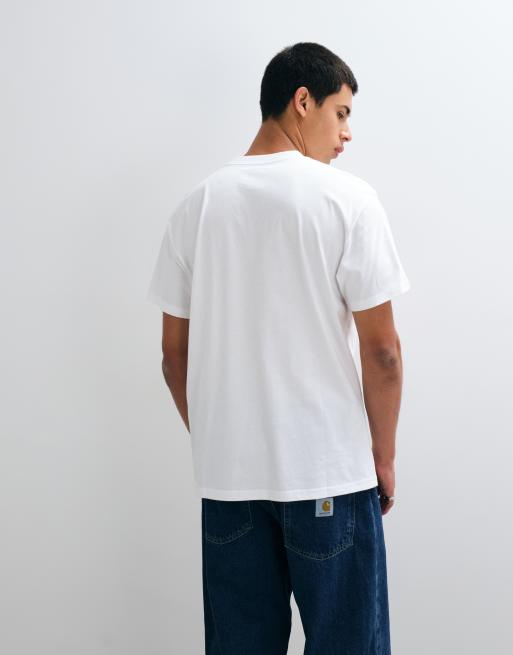 Carhartt WIP t-shirt blanc avec motif graphique devant Boogie Night, 2 de 5