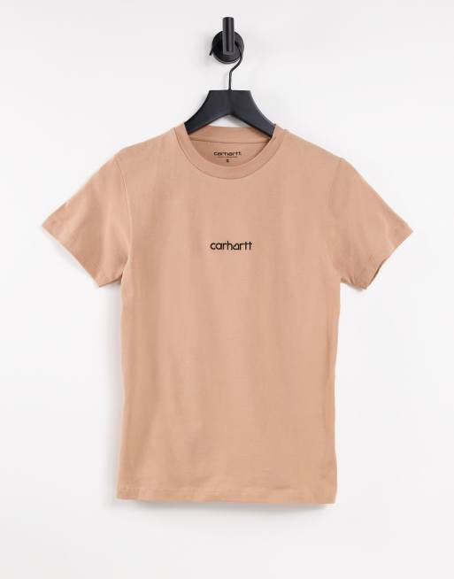 Carhartt WIP - T-shirt comoda con logo piccolo sul petto