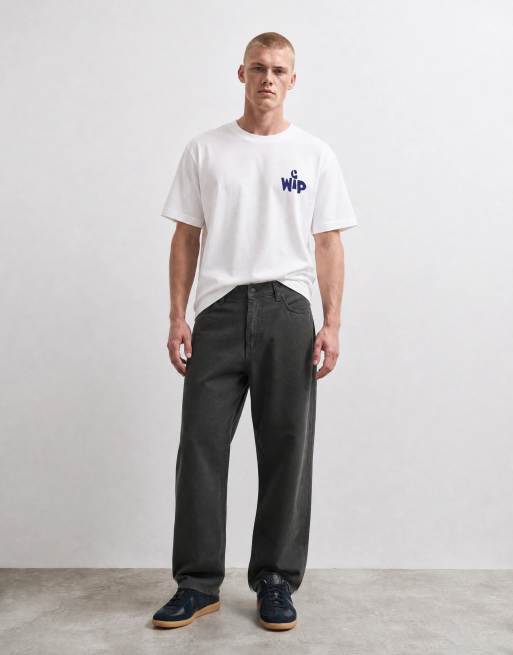 Carhartt WIP T-shirt con logo cut-out bianca, 10 di 10