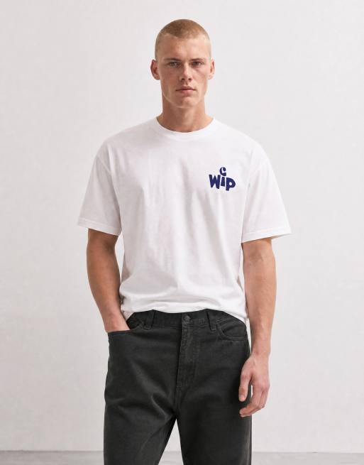 Carhartt WIP T-shirt con logo cut-out bianca, 7 di 10