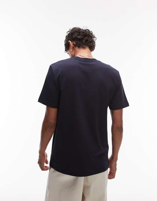 Carhartt WIP – T-Shirt in Marineblau mit Solar-Chrom-Logo, 4 von 4