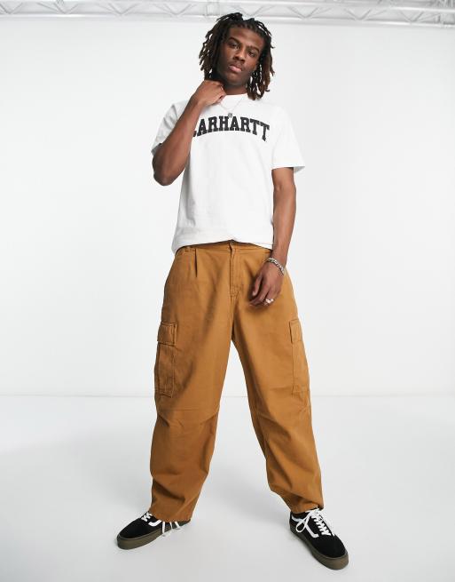 Carhartt WIP – T-Shirt in Weiß im Uni-Design