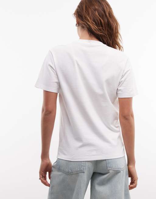 Carhartt WIP – T-Shirt in Weiß mit Herz-Design, 3 von 4