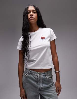 Carhartt WIP - T-Shirt in Weiß mit Jake-Garcia-Rückenmotiv