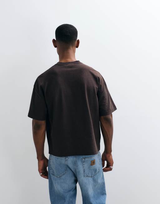 Carhartt WIP t-shirt Lambert marron foncé, 5 de 5