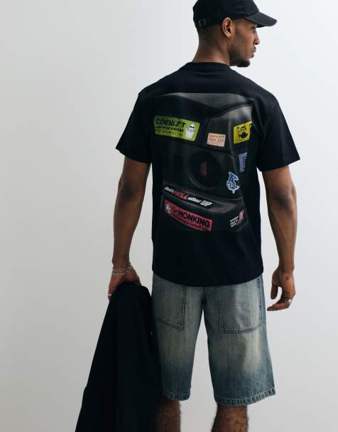 Carhartt WIP T-shirt med rygprint i sort - view 1
