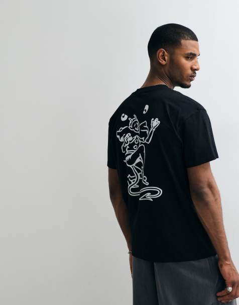 Carhartt WIP t-shirt med spelkortstryck på ryggen i svart - view 1