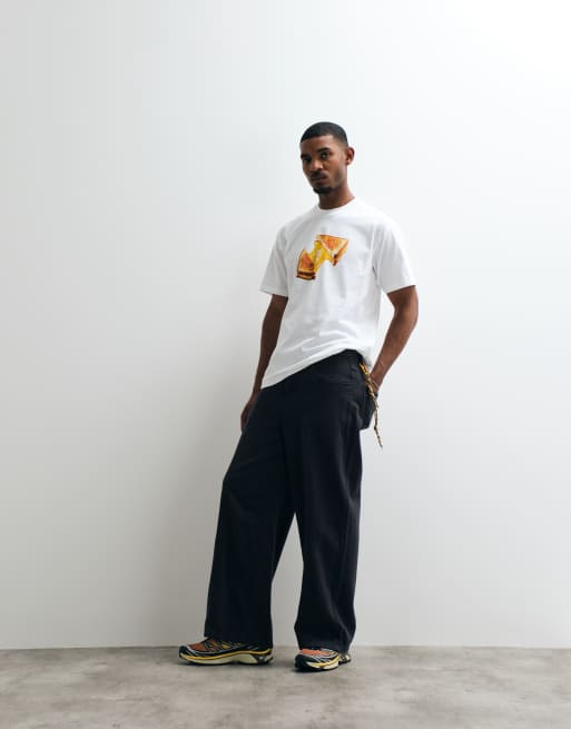 Carhartt WIP - T-shirt met tosti-print in wit, 2 van 5