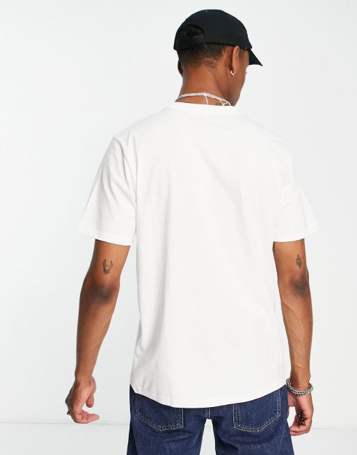 Carhartt WIP - T-shirt met zakje in wit, 3 van 4