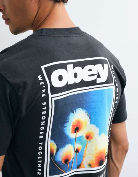 Carhartt WIP T-shirt nera con grafica frontale Old Painter - view 1