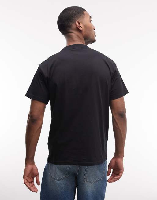 Carhartt WIP - T-shirt nera con mela bacata, 4 di 5