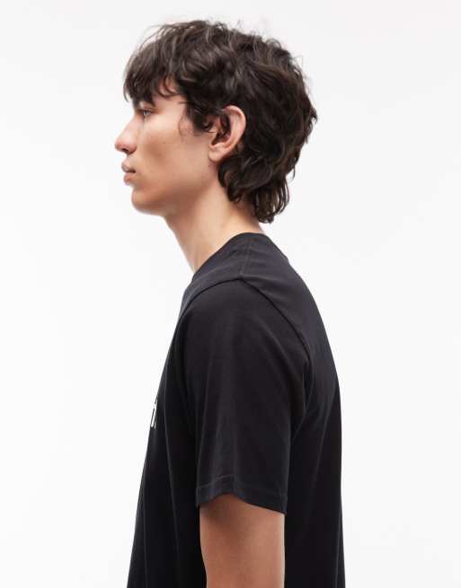Carhartt WIP - T-shirt nera con scritta, 4 di 5