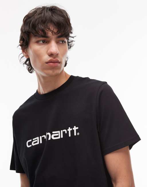 Carhartt WIP - T-shirt nera con scritta, 5 di 5