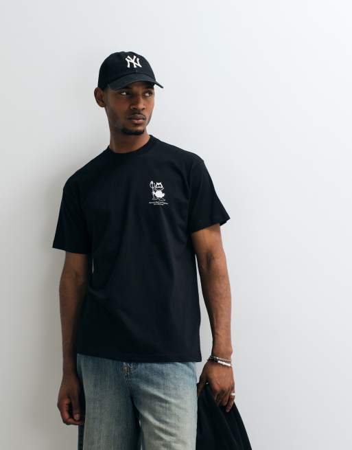 Carhartt WIP - T-shirt nera con stampa di auto da bumper sul retro, 5 di 5
