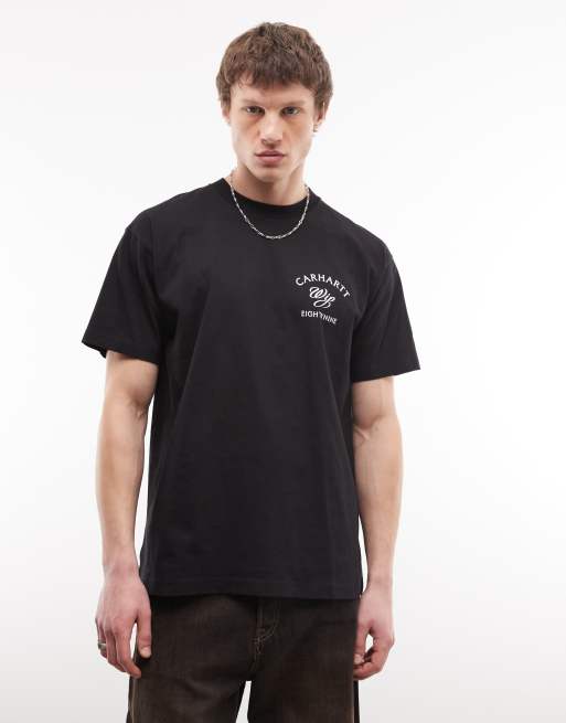 Carhartt WIP - T-shirt nera con stampa "Eightynine", 2 di 5
