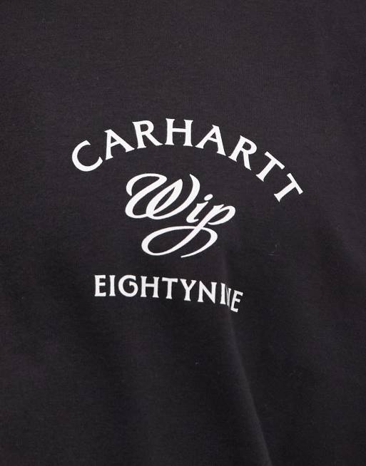 Carhartt WIP - T-shirt nera con stampa "Eightynine", 5 di 5
