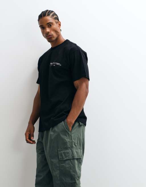 Carhartt WIP t-shirt noir avec imprimé au dos Feather Progress, 3 de 5