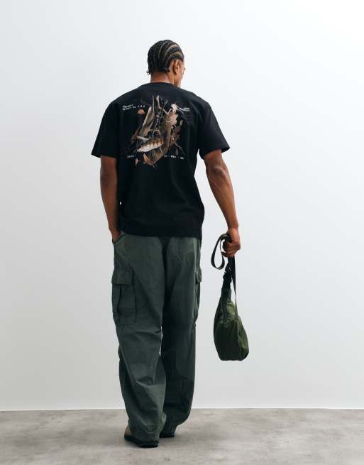 Carhartt WIP t-shirt noir avec imprimé au dos Feather Progress, 4 de 5