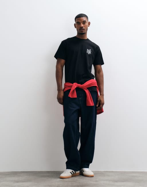 Carhartt WIP t-shirt noir avec imprimé au dos Hourglass, 2 de 10