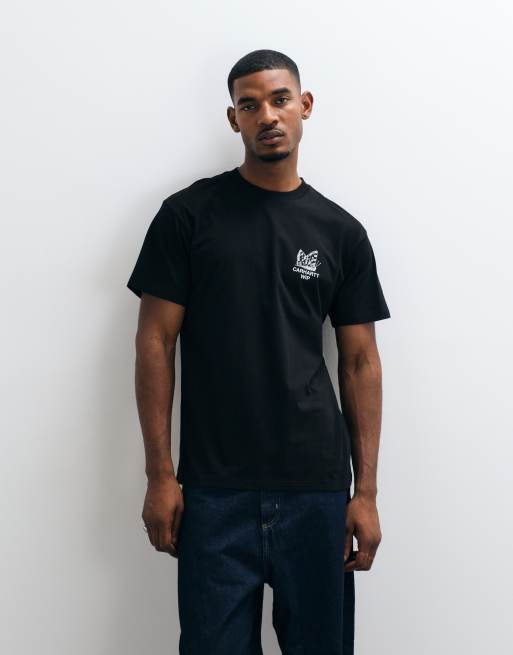 Carhartt WIP t-shirt noir avec imprimé au dos Hourglass, 4 de 10