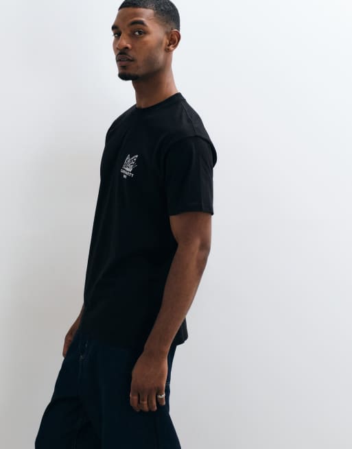 Carhartt WIP t-shirt noir avec imprimé au dos Hourglass, 5 de 10