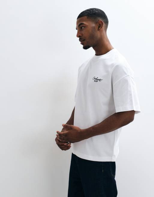 Carhartt WIP t-shirt Signature Script blanc, 4 de 5