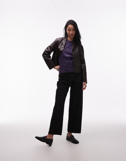 Carhartt WIP - T-shirt squadrata viola con sigillo, 2 di 4