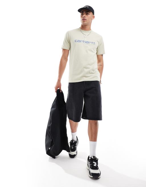 Carhartt WIP - T-shirt verde con scritta, 2 di 4