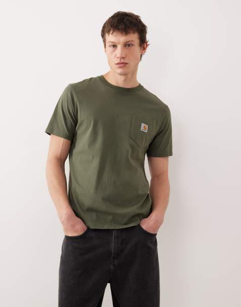 Carhartt WIP – T-shirt z krótkimi rękawami w kolorze khaki - view 1