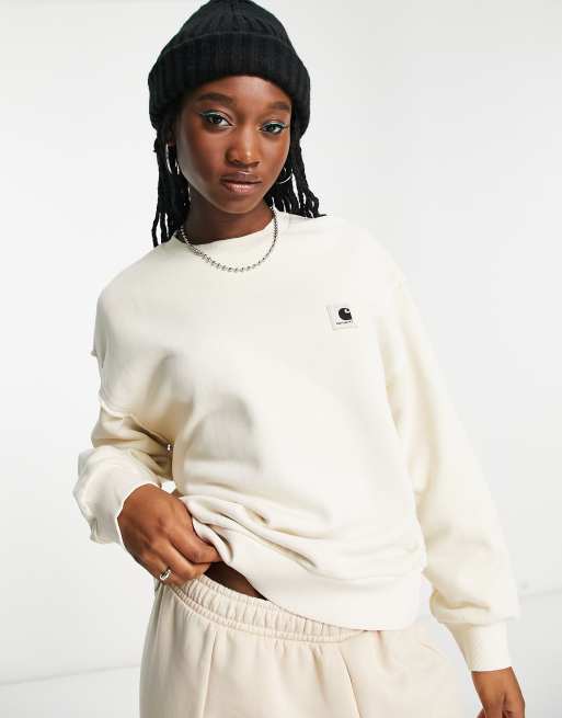 Carhartt WIP - Tacoma - Sweater in gebroken wit