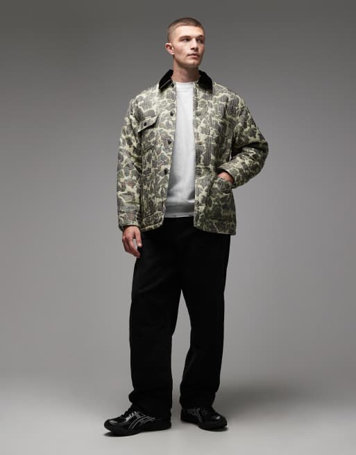 Carhartt WIP - Tapestry Chore - Giaca verde mimetica jacquard, 2 di 5