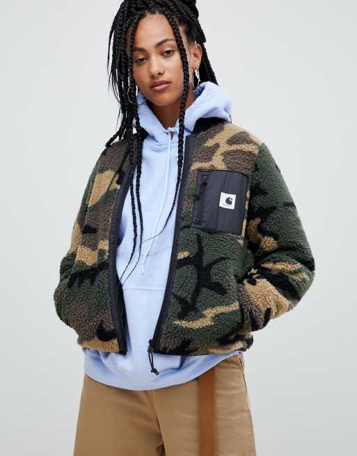 Carhartt Teddy Jacket In Camo | ASOS