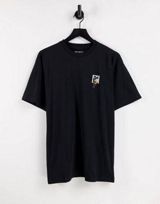 Carhartt WIP – Teef – T-Shirt in Schwarz